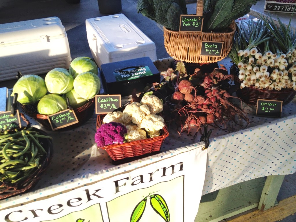 Charlotte Regional farmers market table