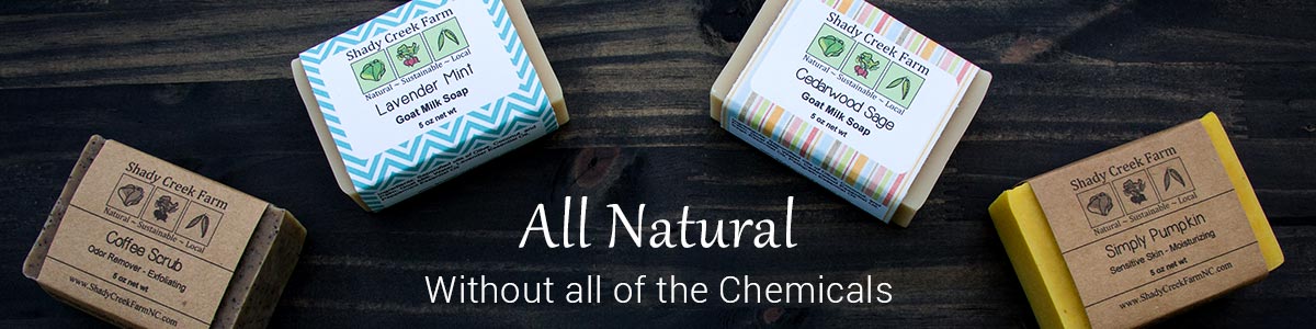 All Natural Soap - Without all of the chemicals